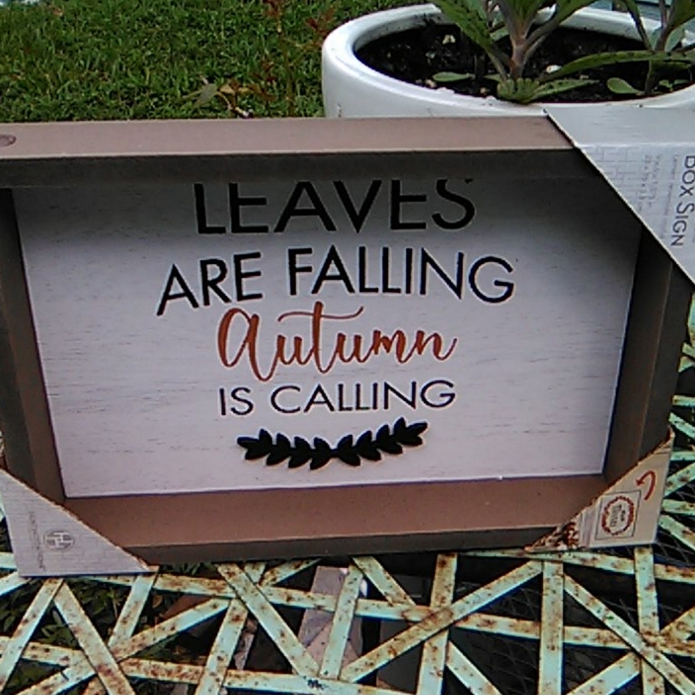 New Fall Reversible Box Sign (Give Thanks) - Picture 3 of 9